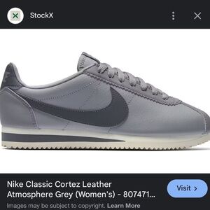Nike atmosphere gray leather Cortez